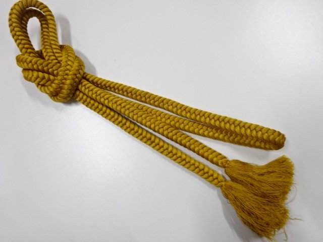 JAPANESE KIMONO / HAND-TIED OBIJIME CORD